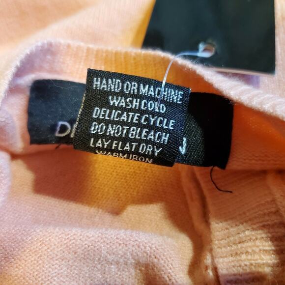 IB Diffusion Light Pink Cardigan Size M Close Knit Classic Comfy Sweater NEW - Picture 7 of 11